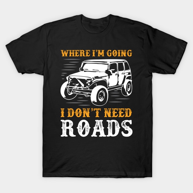 4x4 car,adventure T-Shirt by Sabahmd